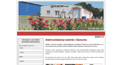 Desktop Screenshot of elektromaterialsamorin.sk